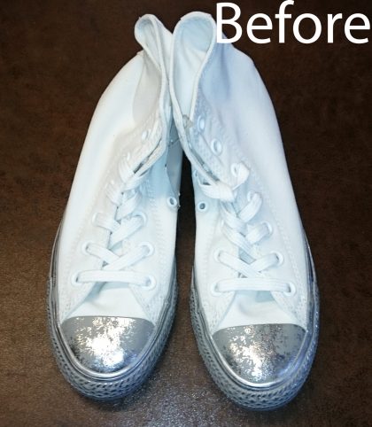 Converse trainers with Svarowsky 1