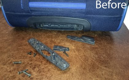 DELSEY suitcase - telescopic handle fixed