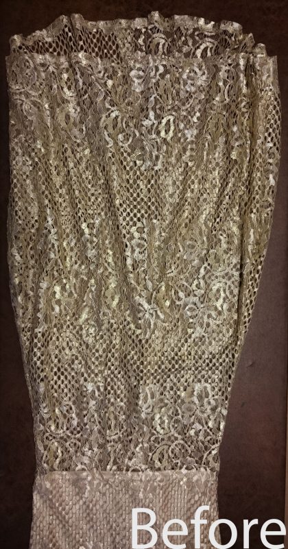 Gold dress to shorten - Image 4