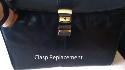 New buckle fitted - briefcase