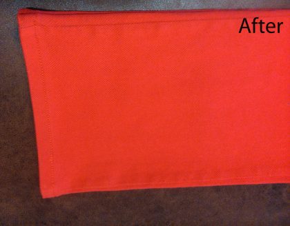 Red jeans shorten - Image 4