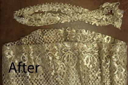Gold dress to shorten