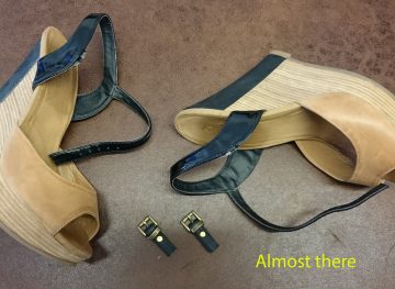 ALDO ladies shoes - Elastic replacement
