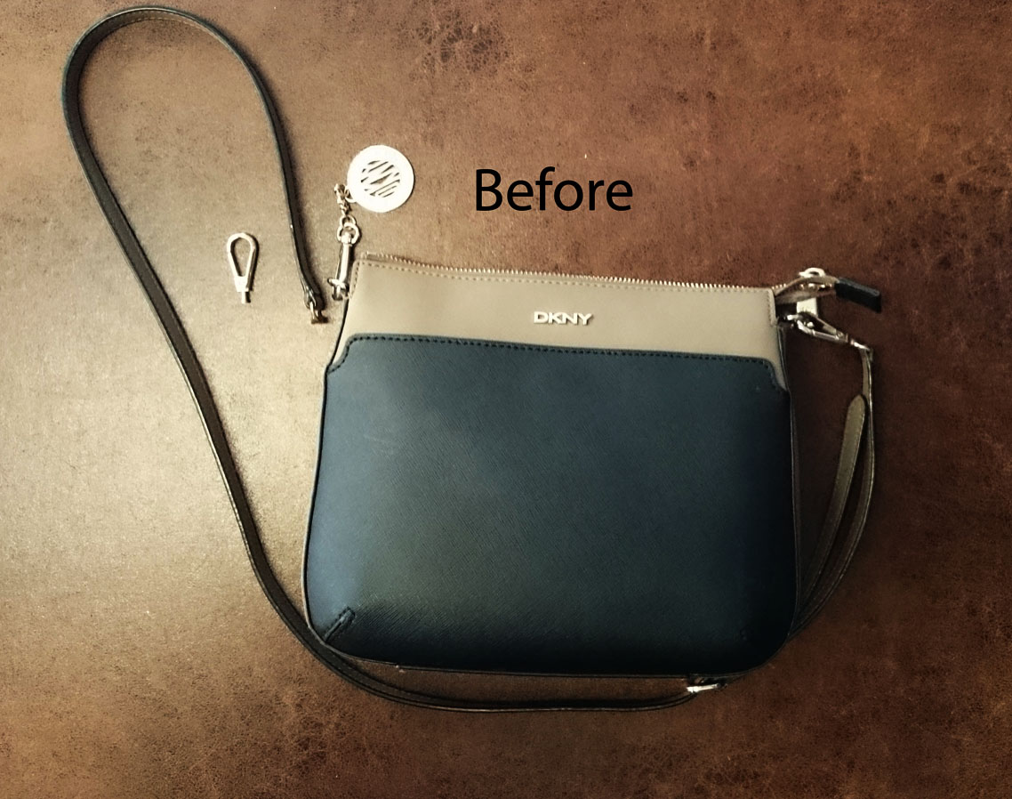 DKNY handbag – strap repair – The Shoe Carers