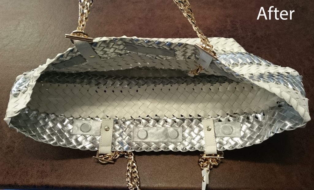 Ladies handbag installed The Shoe Carers