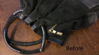 ZARA Leather bag - handle repair - Image 2