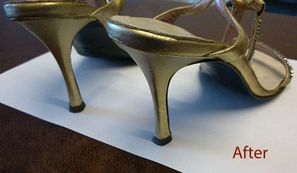 MANOLO Planic shoes - Rhinestone & heel repair - Image 2