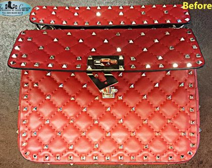 VALENTINO red bag - buckle repair