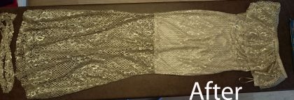 Gold dress to shorten - Image 2
