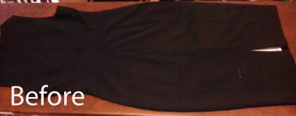 Black dress shortened - Image 3