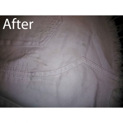 ONE white jean skirt take-in waist-and-seat - Image 4