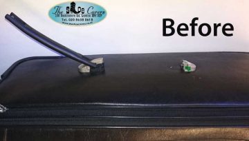 Mont Blanc suitcase handle repair