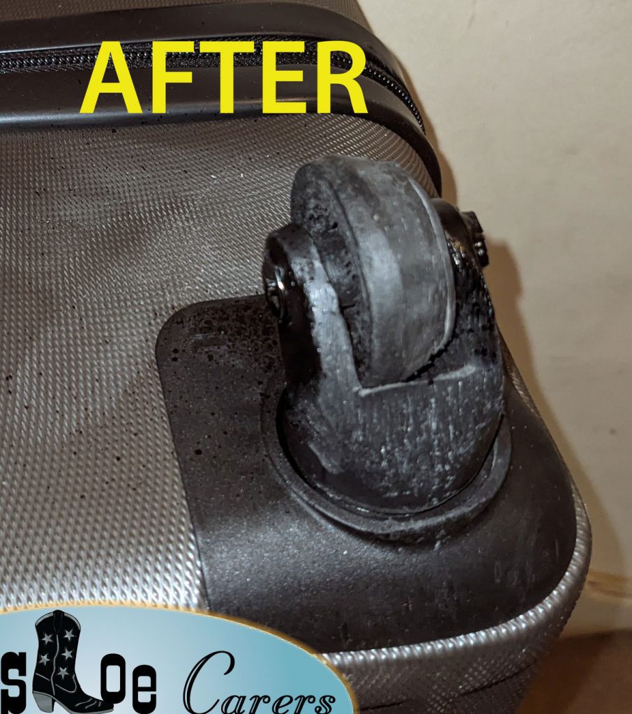 SAMSONITE wheel axle repair The Shoe Carers