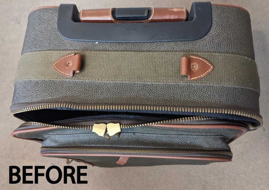 MULBERRY suitcase handle & zip repair The Shoe Carers