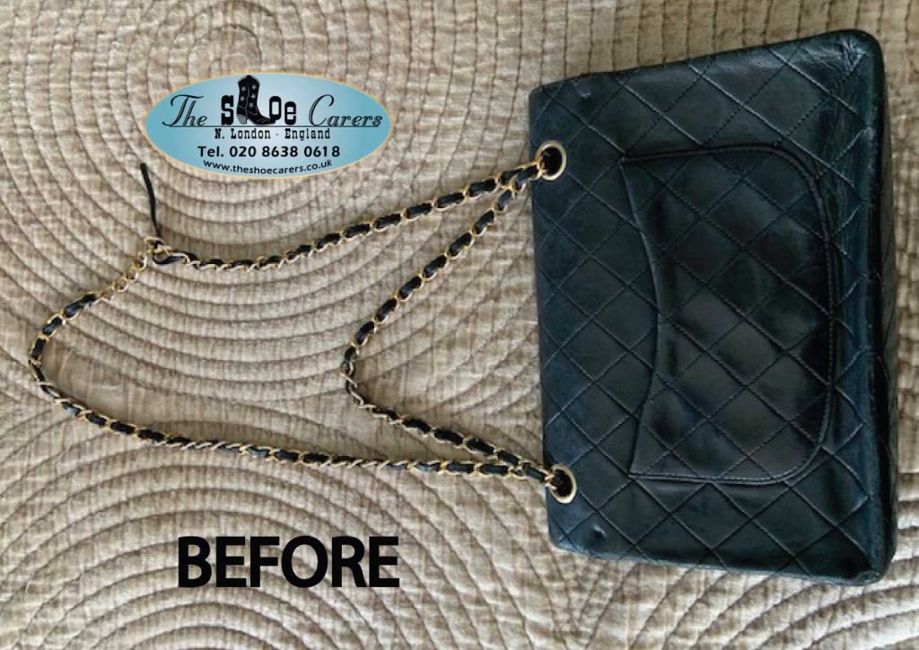 CHANEL bag colour restored The Shoe Carers