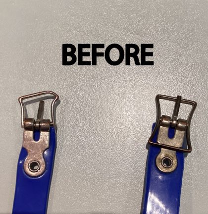 MELISSA shoes strap repair