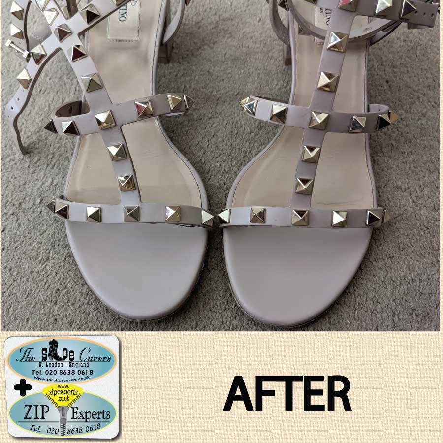 VALENTINO ladies shoes restored The Shoe Carers