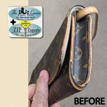 Louis Vuitton wallet - pipping repair