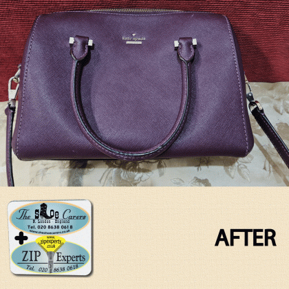 KATE SPADE handbag - handle piping repair - Image 2