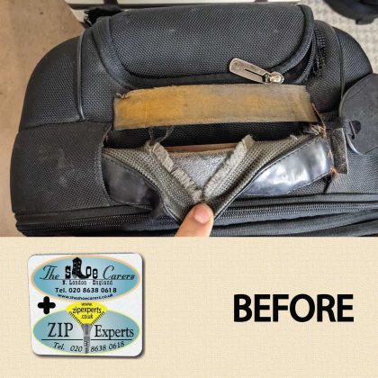 TUMI suitcase handle repair