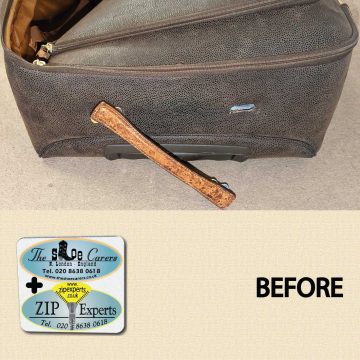 BRICS suitcase, handle reattachment