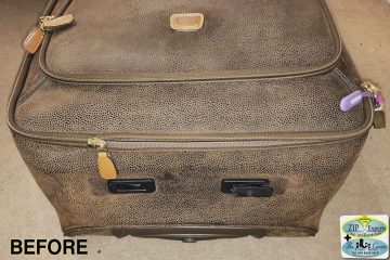 BRICS suitcase - new handle installed