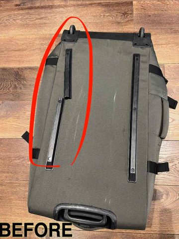 SAMSONITE long bag - rubber feet added