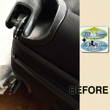Tumi suitcase - double wheel replacement