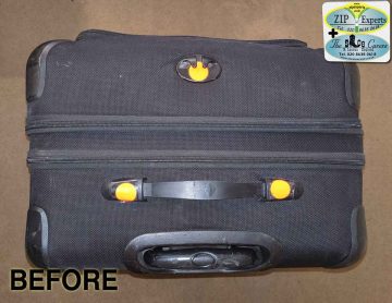 TUMI suitcase handle covering